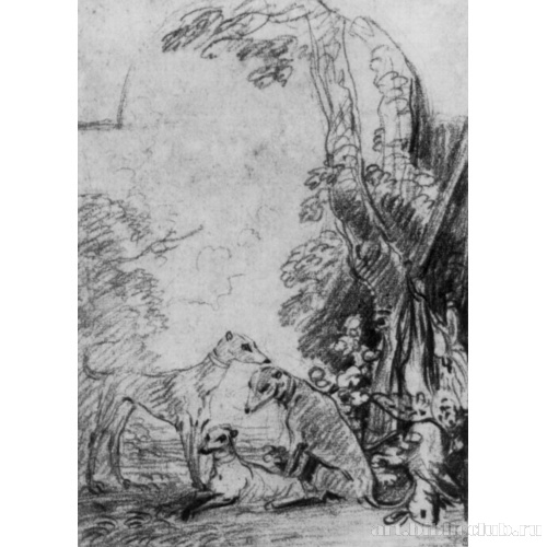 Охотничьи собаки и битая дичь после 1714